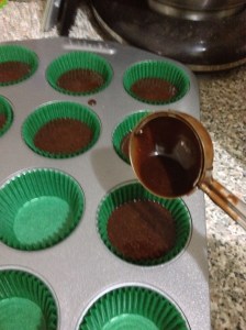 Use an ice cream scoop to keep your cupcakes consistent!